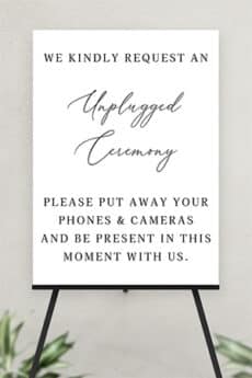 Ultra Board Unplugged Ceremony Sign