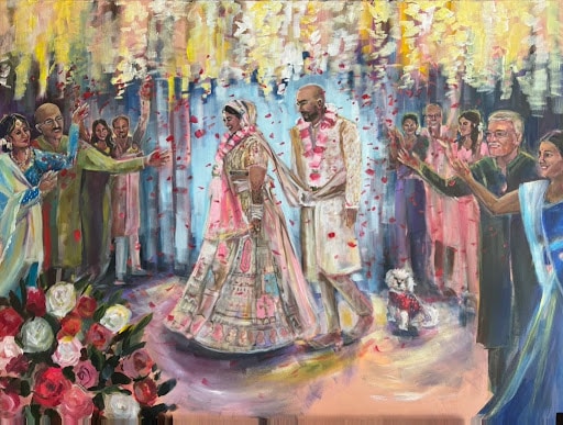 Elysia King Wedding Painter