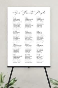 Ultra Board Seating Chart