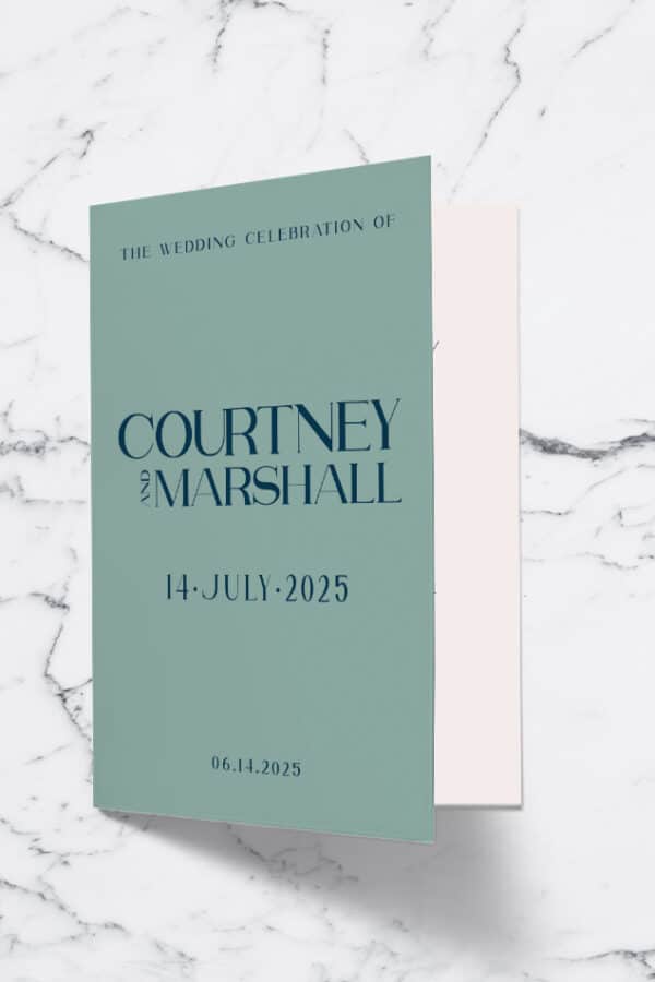 WEDDING CEREMONY PROGRAM | THE COURTNEY - Image 5