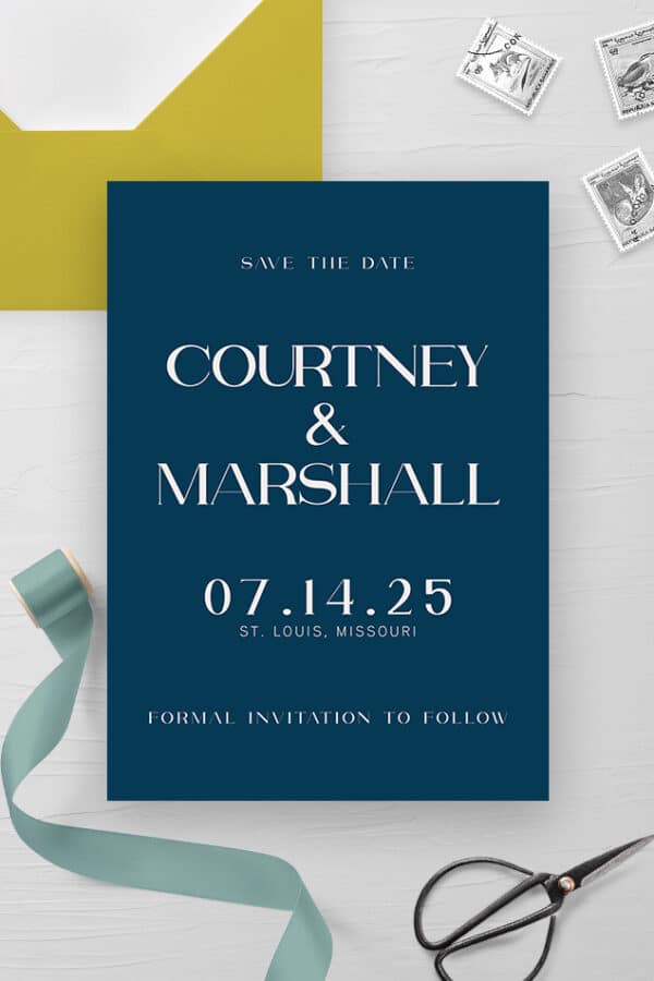 DIGITAL SAVE THE DATE CARDS | THE COURTNEY