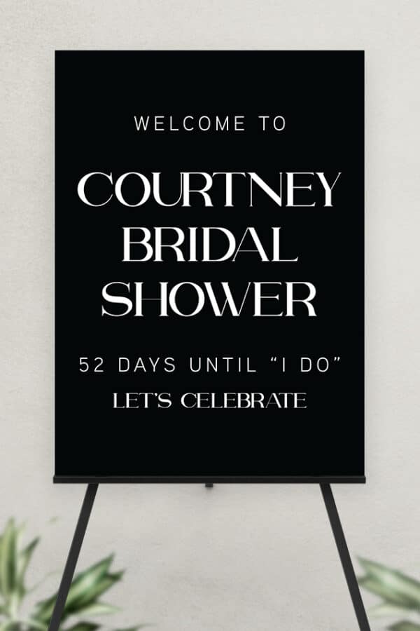 ULTRA BOARD BRIDAL SHOWER SIGN | THE COURTNEY - Image 3