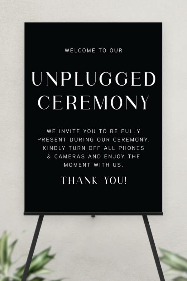 ULTRA BOARD UNPLUGGED CEREMONY SIGN | THE COURTNEY - Image 3