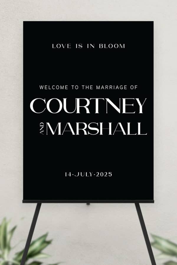 ULTRA BOARD WELCOME SIGN | THE COURTNEY - Image 3