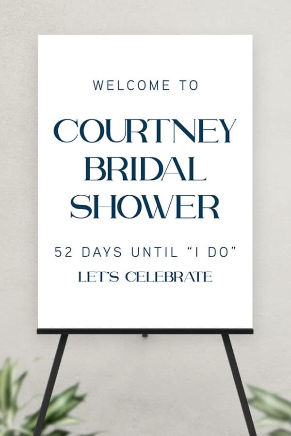 ULTRA BOARD BRIDAL SHOWER SIGN | THE COURTNEY - Image 2