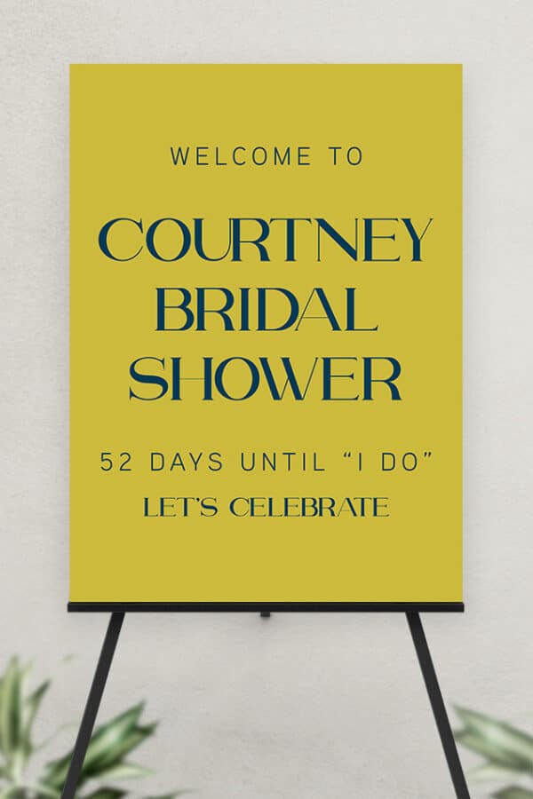 ULTRA BOARD BRIDAL SHOWER SIGN | THE COURTNEY - Image 5