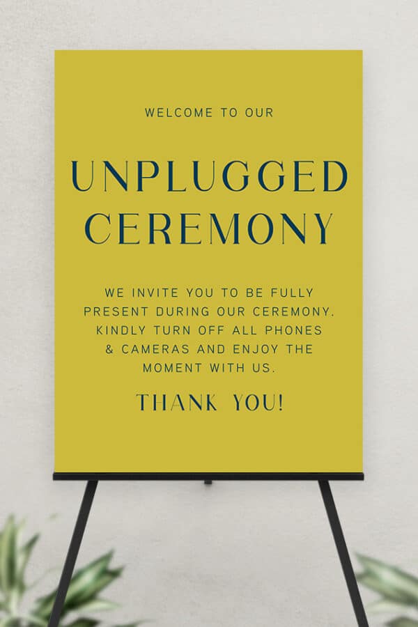 ULTRA BOARD UNPLUGGED CEREMONY SIGN | THE COURTNEY - Image 5