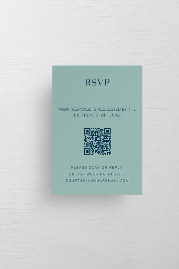 LETTER PRESSED WEDDING INVITATIONS | THE COURTNEY - Image 8