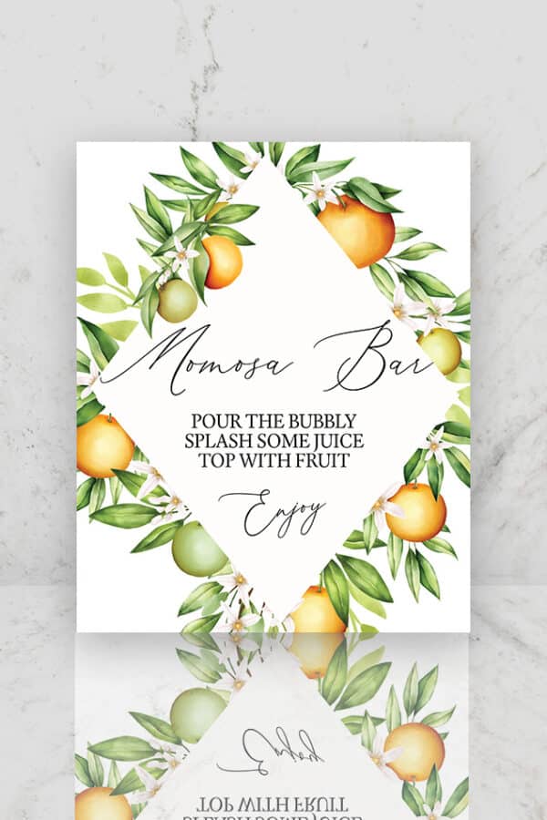 BABY SHOWER TABLE SIGNS | CUTIE