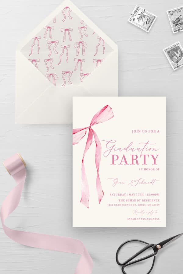 GRADUATION INVITATIONS | BOW