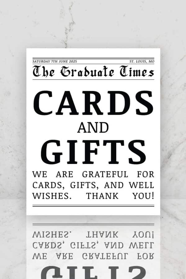 GRADUATION TABLE SIGNS | GRADUATION POST - Image 3