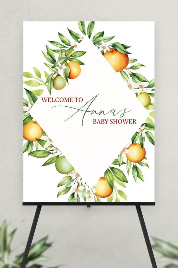 ULTRA BOARD BABY SHOWER WELCOME SIGN | CUTIE