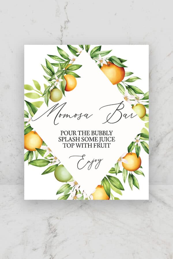 BABY SHOWER TABLE SIGNS | CUTIE - Image 5