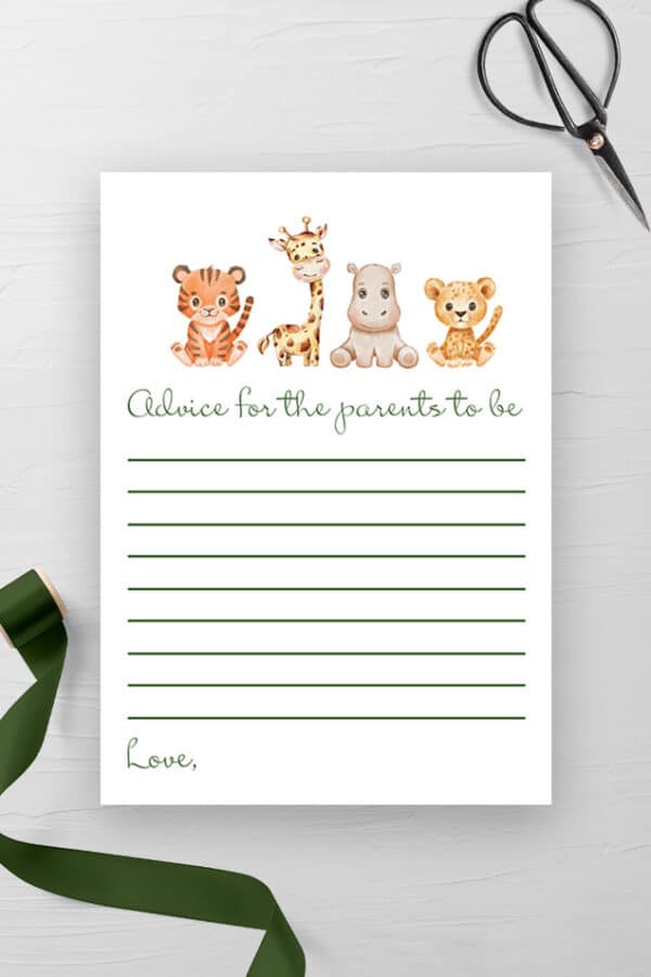 BABY SHOWER GAMES | JUNGLE - Image 3