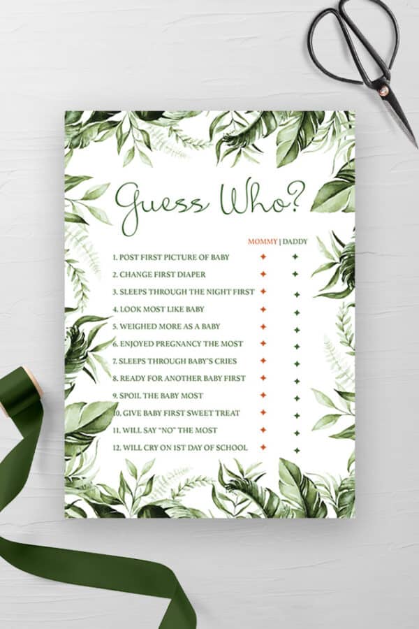 BABY SHOWER GAMES | JUNGLE - Image 5