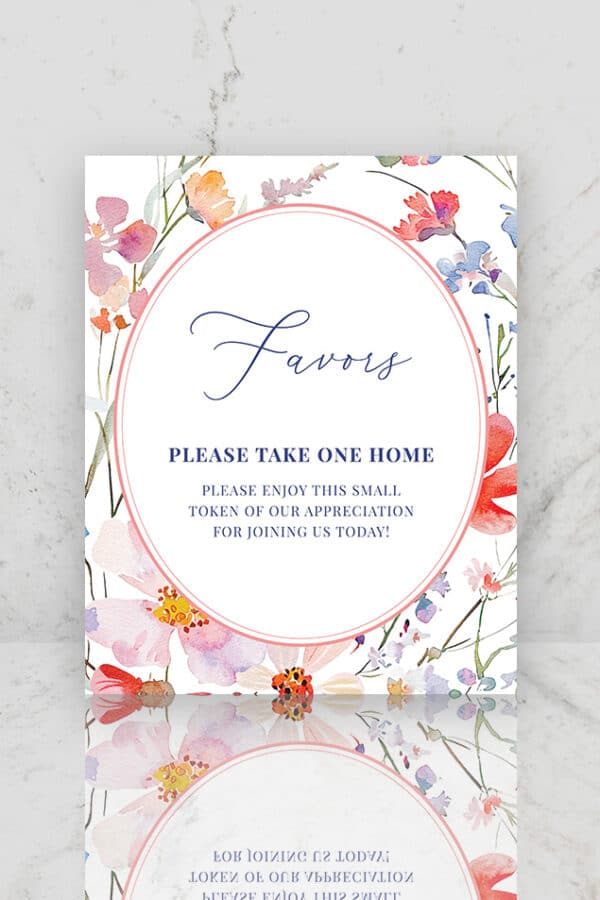 GRADUATION TABLE SIGNS | FLORAL - Image 4