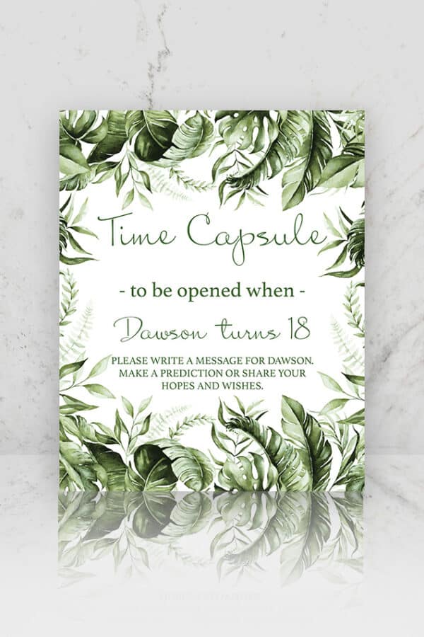 BABY SHOWER TIME CAPSULE | JUNGLE - Image 2