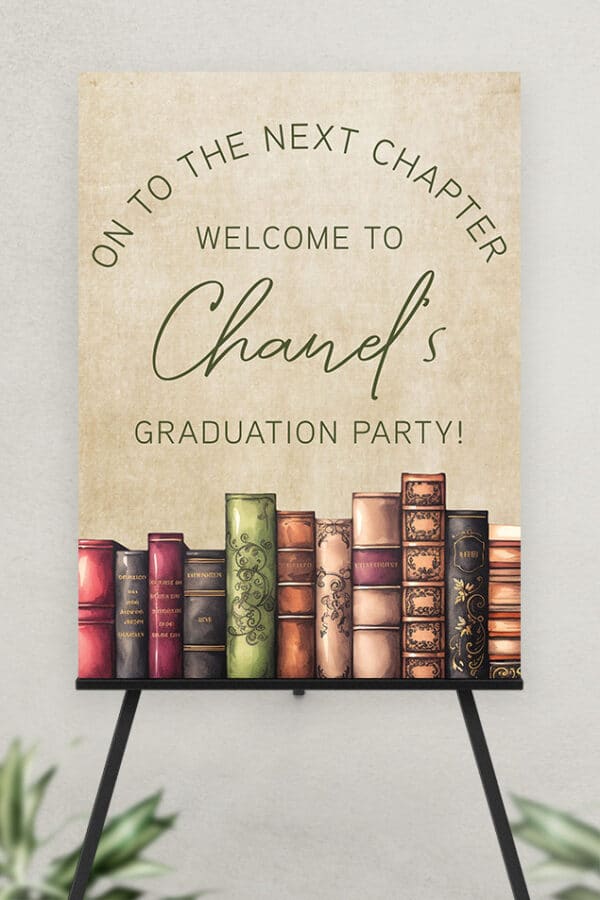 ULTRA BOARD GRADUATION WELCOME SIGN | NEXT CHAPTER