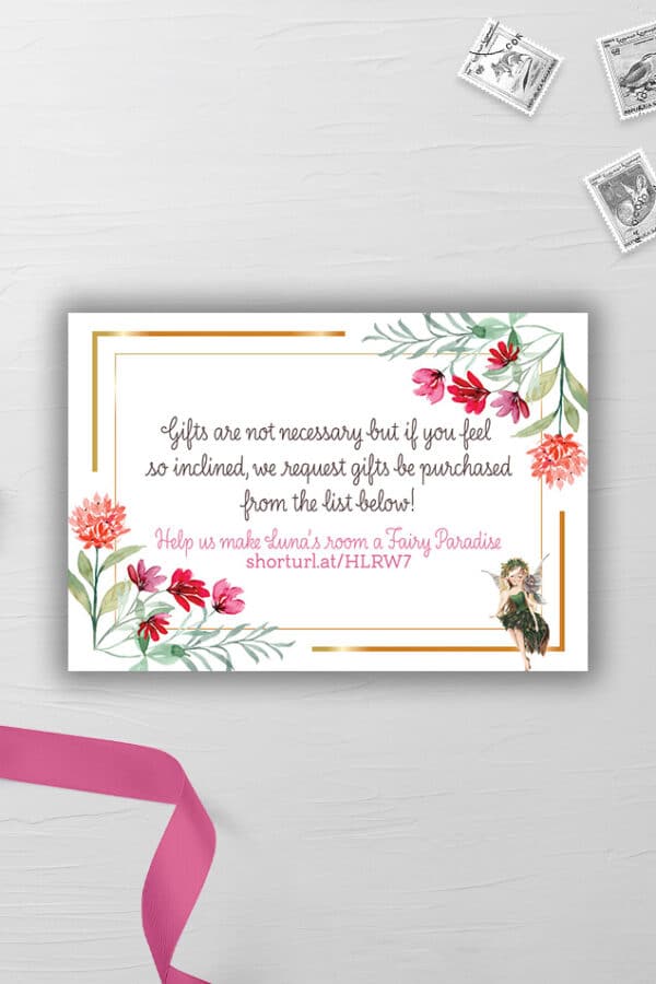 BIRTHDAY INSERTS | FAIRY - Image 2