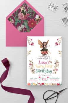 BIRTHDAY INVITATIONS | FAIRY